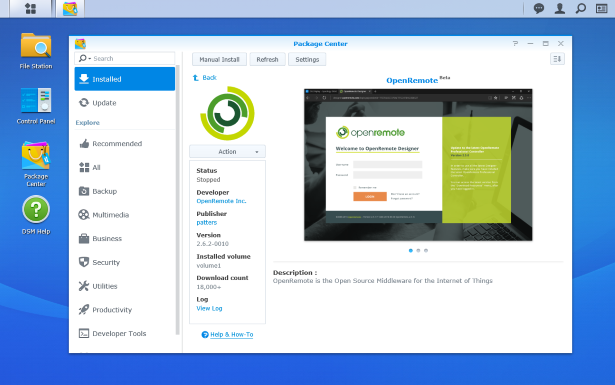 OpenRemote package for Synology NAS | PC LOAD LETTER
