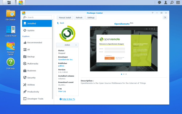 OpenRemote package for Synology NAS | PC LOAD LETTER