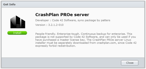 CrashPlan-PROe-server-info