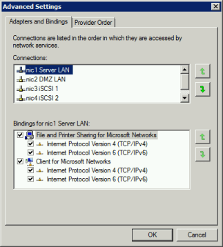 NIC-preference-order